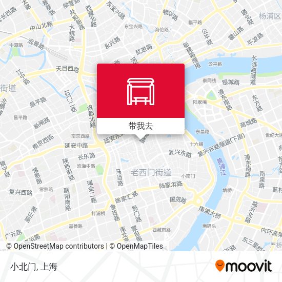 小北门地图