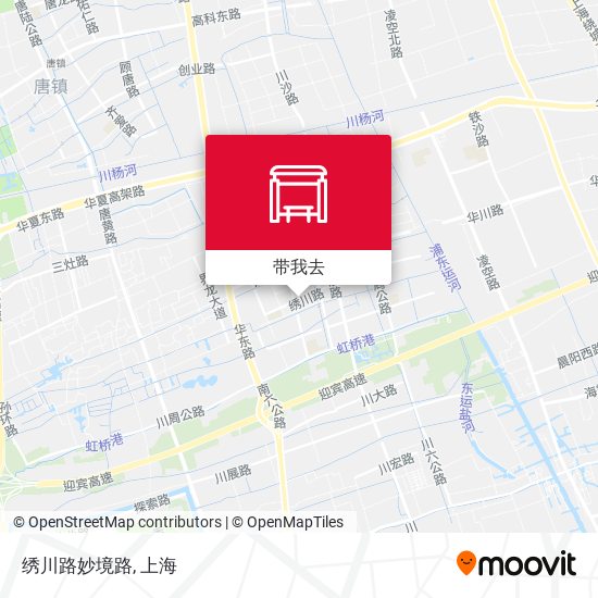 绣川路妙境路地图