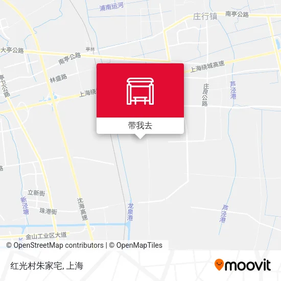 红光村朱家宅地图