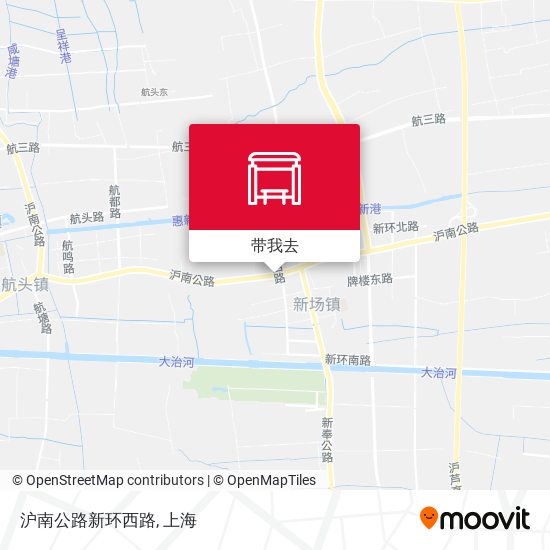 沪南公路新环西路地图