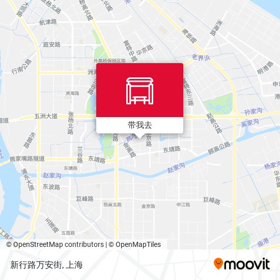 新行路万安街地图