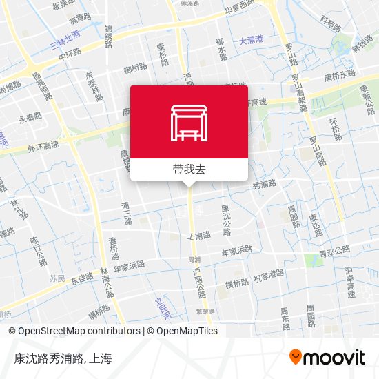 康沈路秀浦路地图