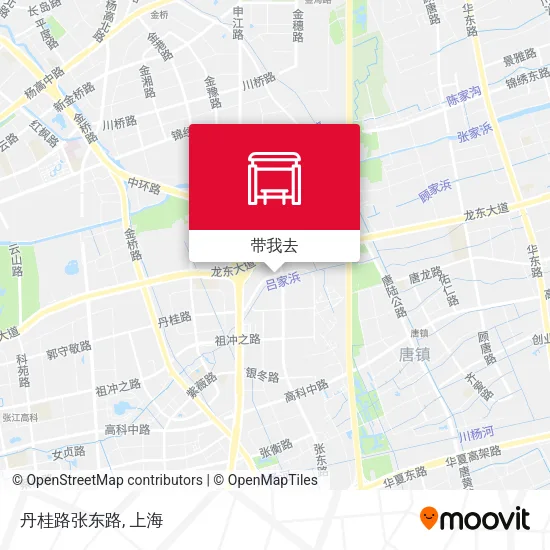 丹桂路张东路地图