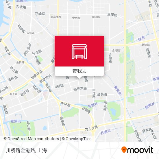 川桥路金港路地图