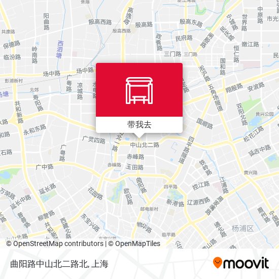 曲阳路中山北二路北地图