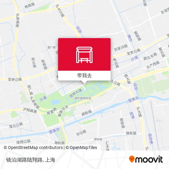 镜泊湖路陆翔路地图