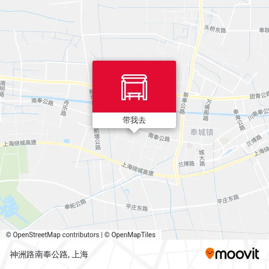 神洲路南奉公路地图