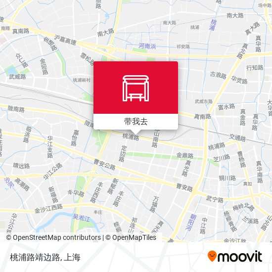 桃浦路靖边路地图