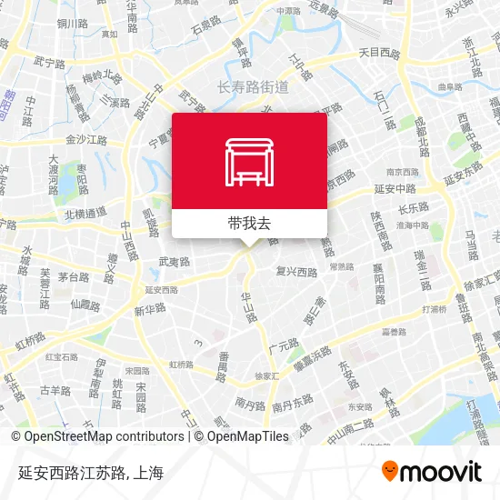 延安西路江苏路地图