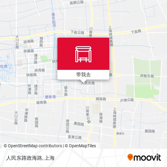 人民东路政海路地图