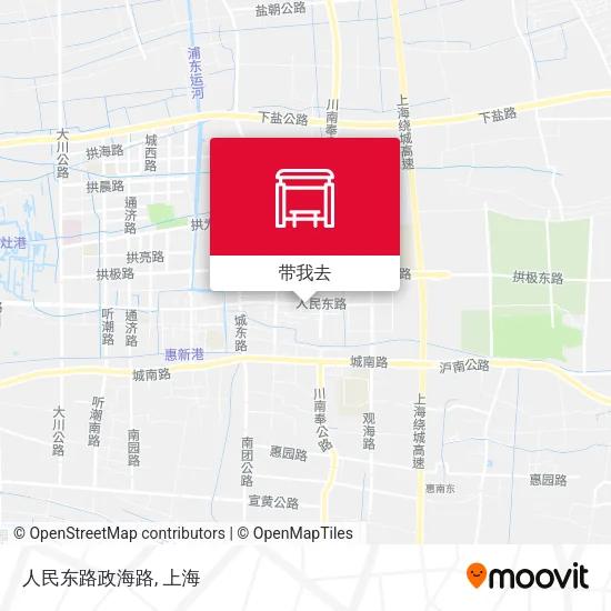 人民东路政海路地图
