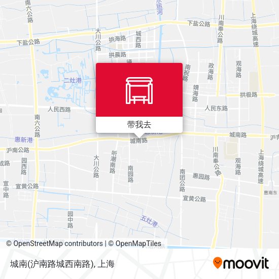 城南(沪南路城西南路)地图