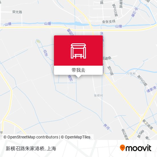 新横召路朱家港桥地图