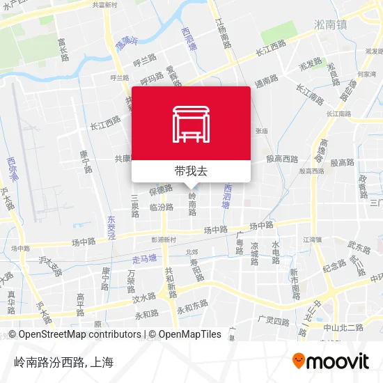 岭南路汾西路地图