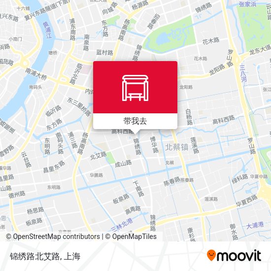 锦绣路北艾路地图