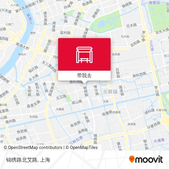 锦绣路北艾路地图