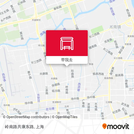 岭南路共康东路地图