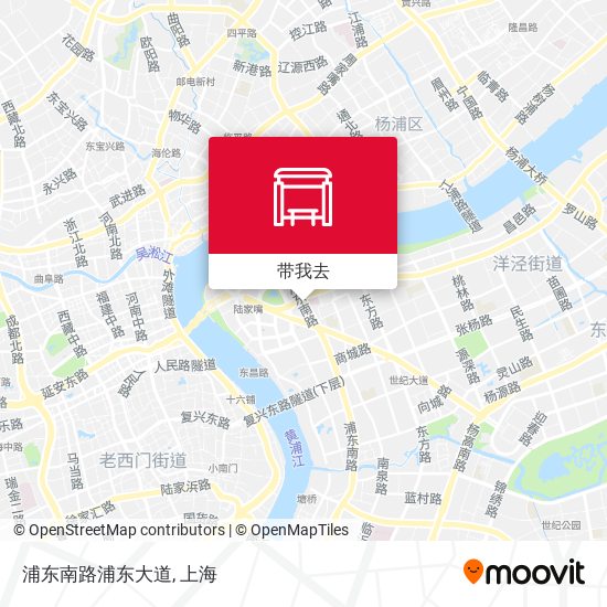 浦东南路浦东大道地图