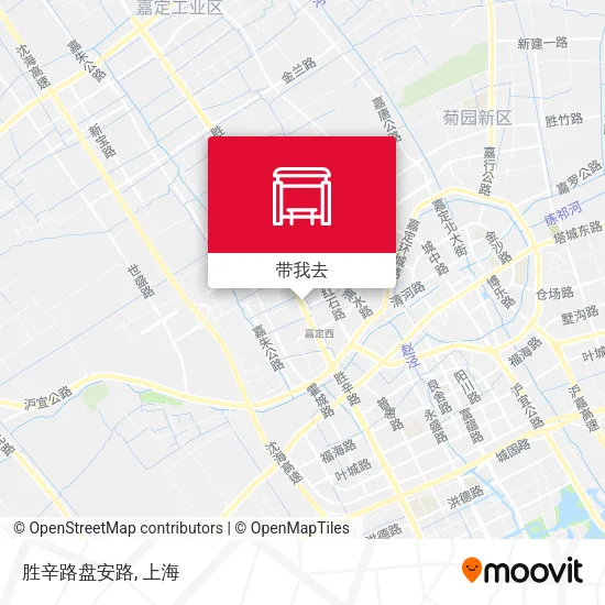 胜辛路盘安路地图