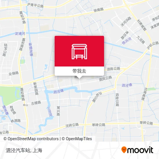 泗泾汽车站地图