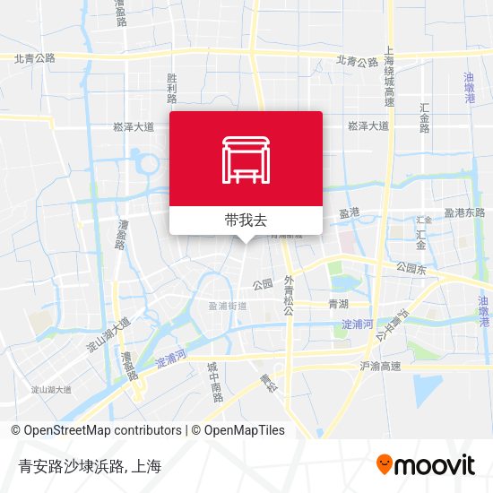 青安路沙埭浜路地图