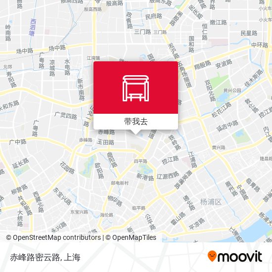 赤峰路密云路地图