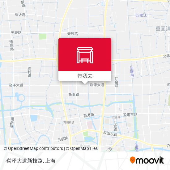 崧泽大道新技路地图
