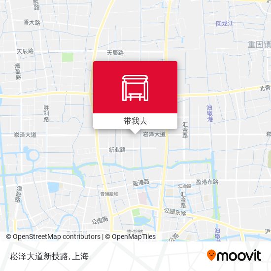 崧泽大道新技路地图