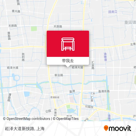 崧泽大道新技路地图