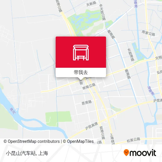 小昆山汽车站地图