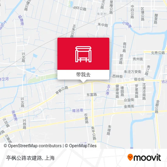 亭枫公路农建路地图