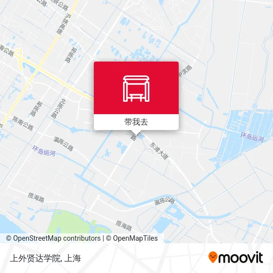 上外贤达学院地图