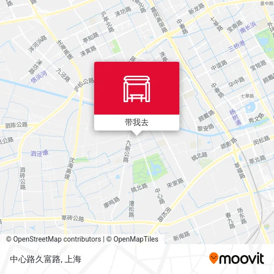 中心路久富路地图
