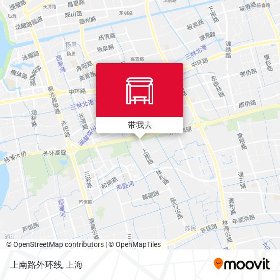 上南路外环线地图