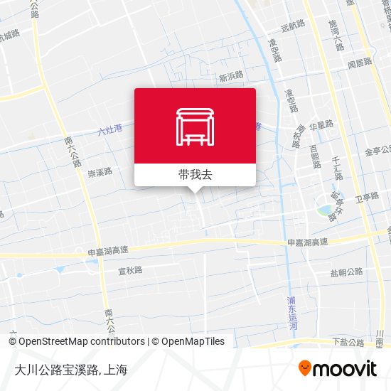 大川公路宝溪路地图