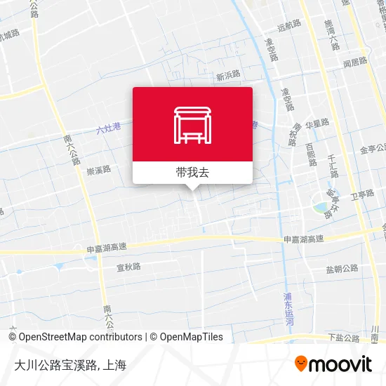 大川公路宝溪路地图