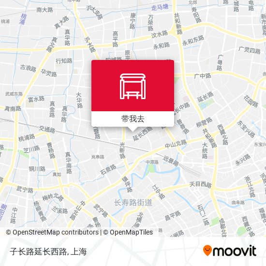 子长路延长西路地图