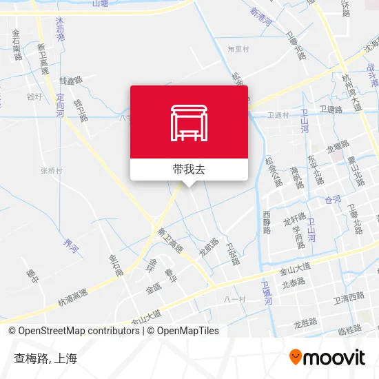 查梅路地图
