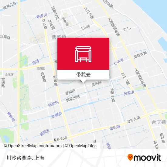 川沙路龚路地图