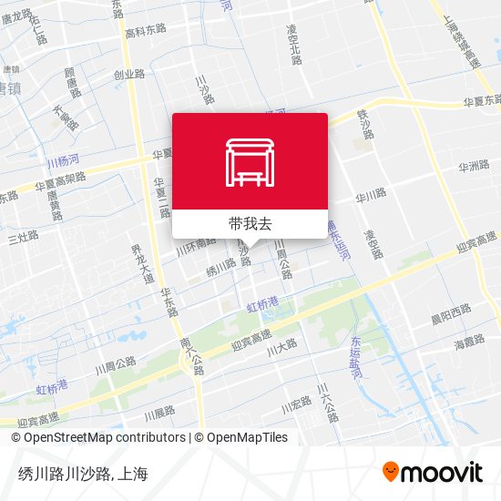 绣川路川沙路地图