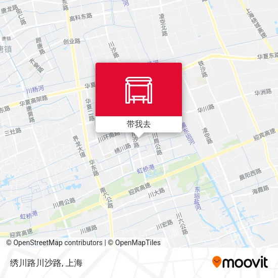 绣川路川沙路地图