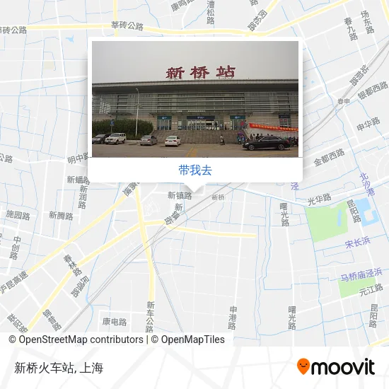 新桥火车站地图
