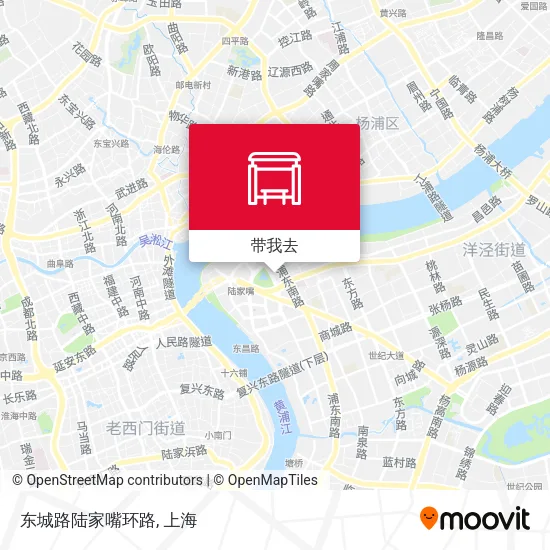 东城路陆家嘴环路地图
