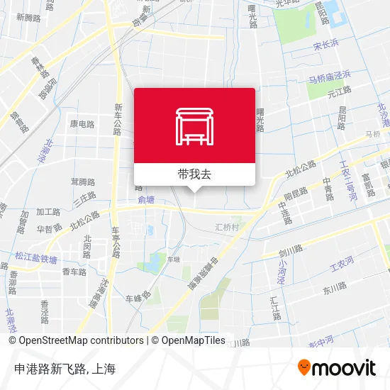 申港路新飞路地图