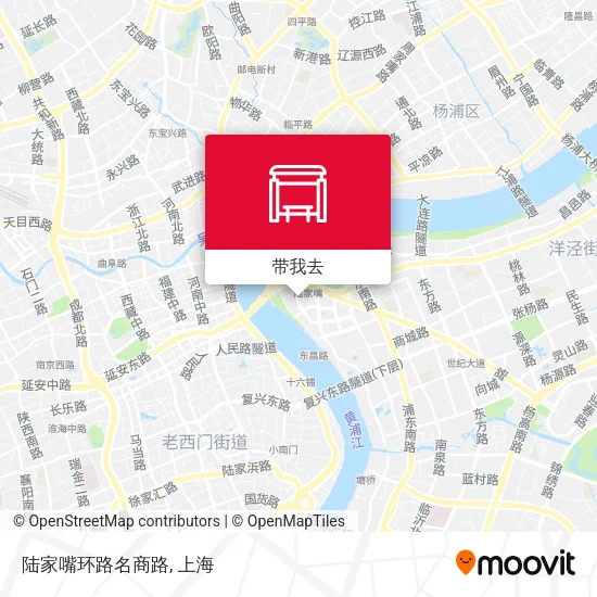 陆家嘴环路名商路地图