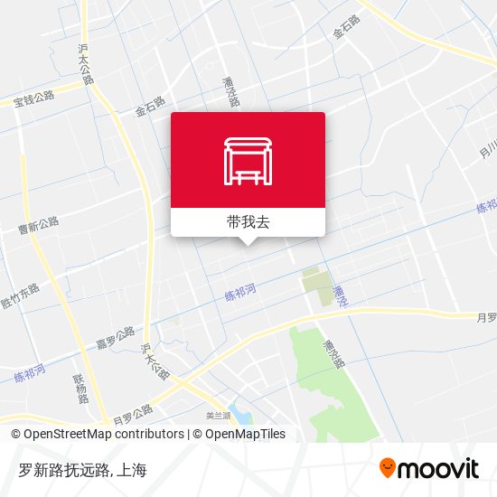 罗新路抚远路地图