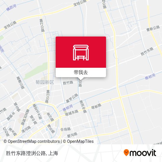 胜竹东路澄浏公路地图
