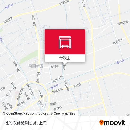 胜竹东路澄浏公路地图