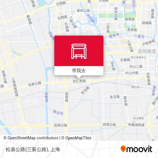 松蒸公路(三新公路)地图