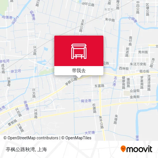 亭枫公路秋湾地图
